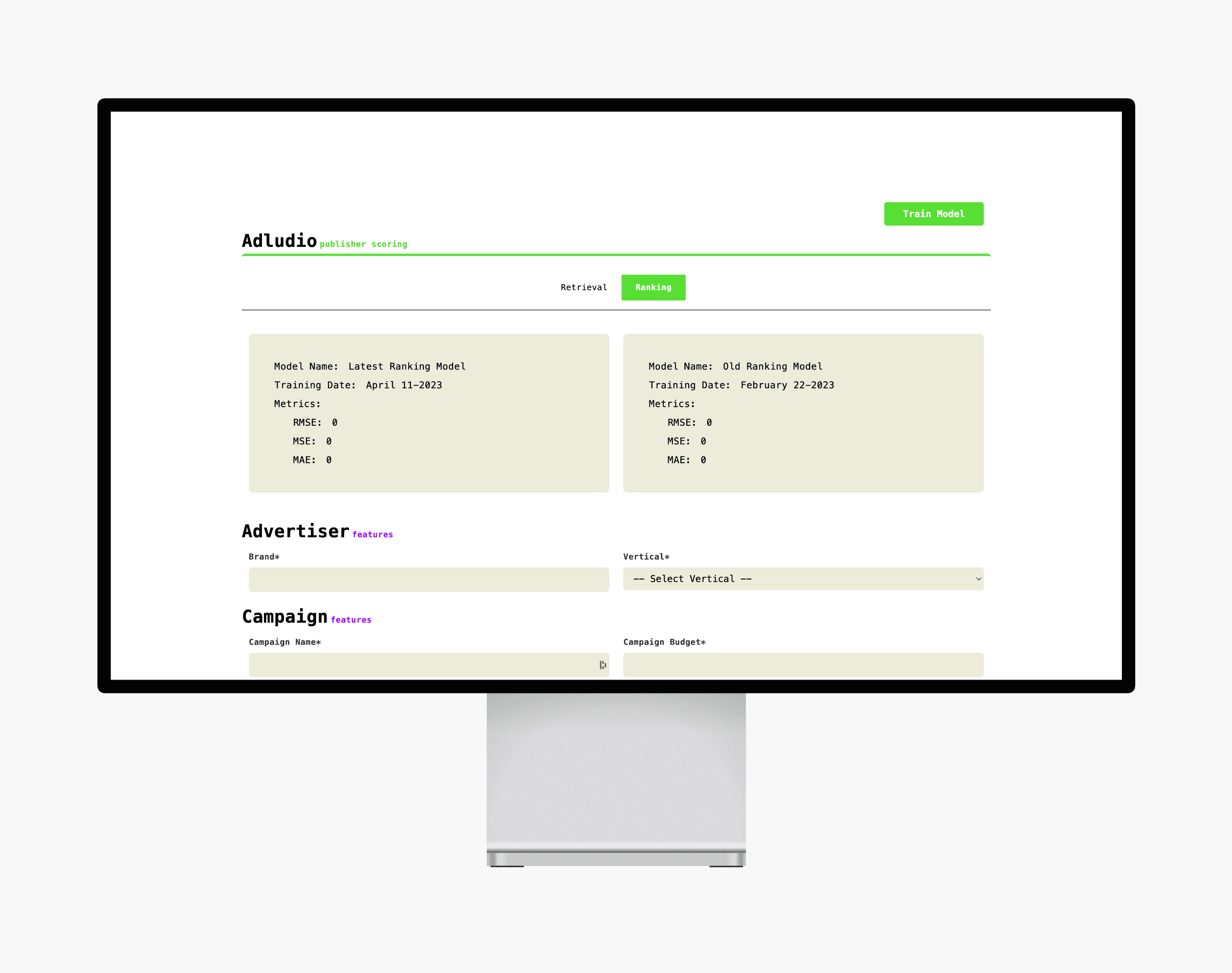 Publisher Scoring System